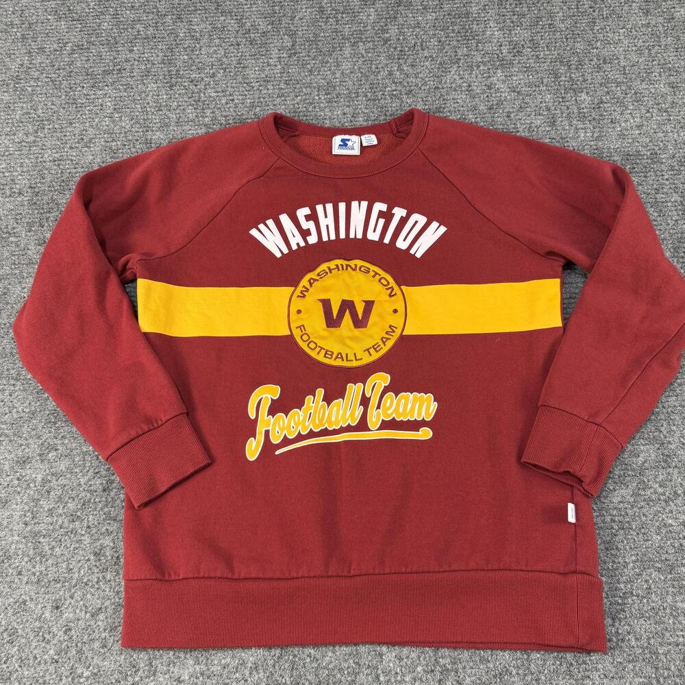 Washington Football Team Sweatshirt Large Medium NFL Football Starter Commanders